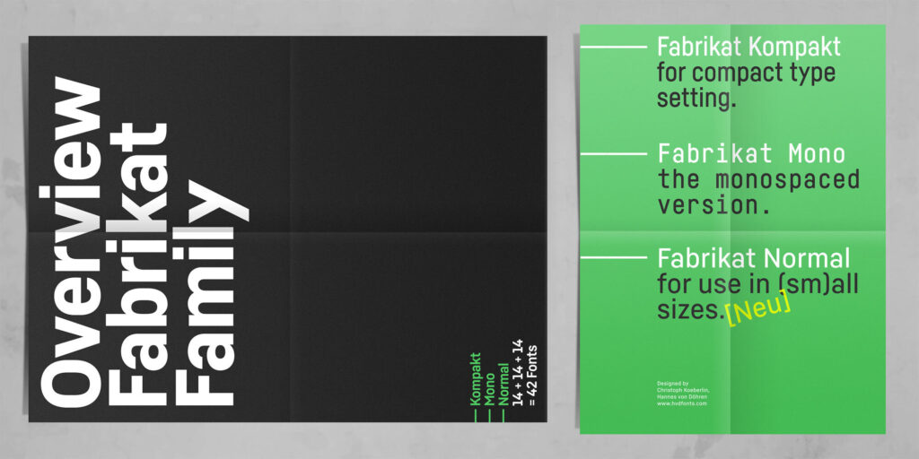 Fabrikat Normal Hvd Fonts