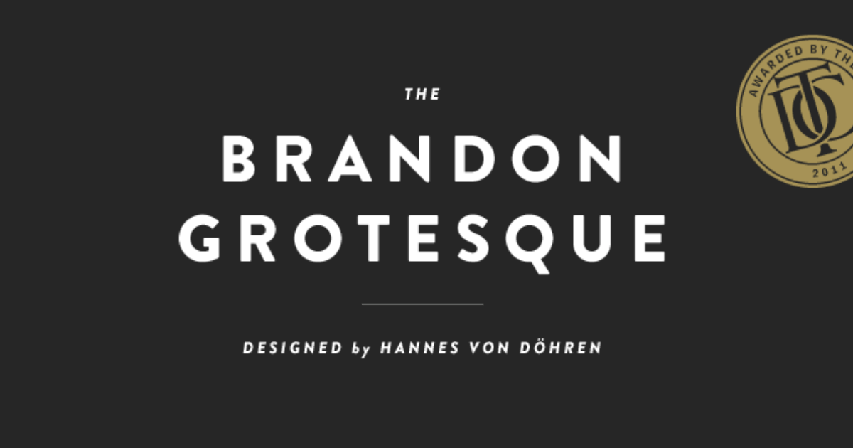 brandon grotesque