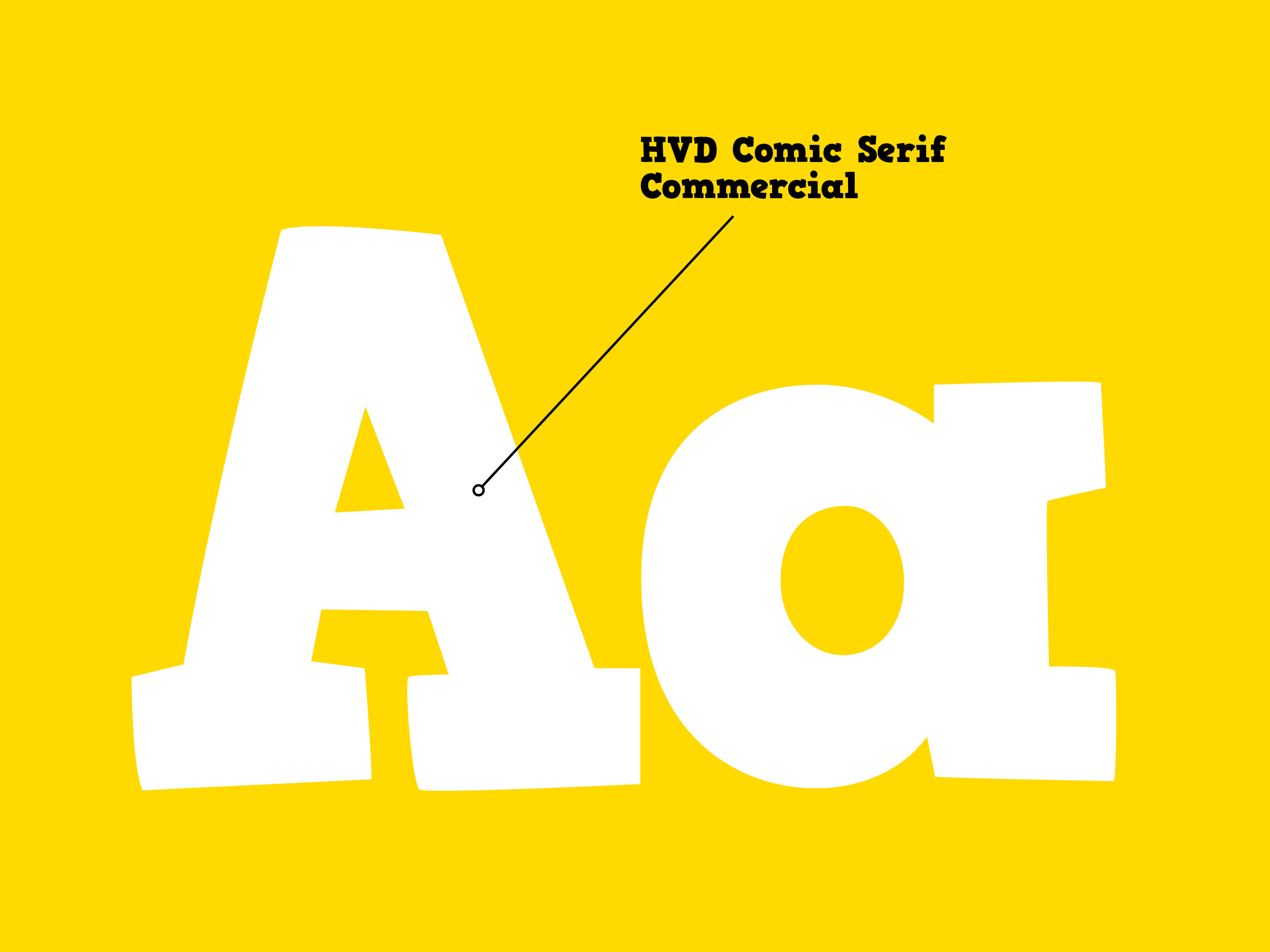 HVD Comic Serif Commercial2